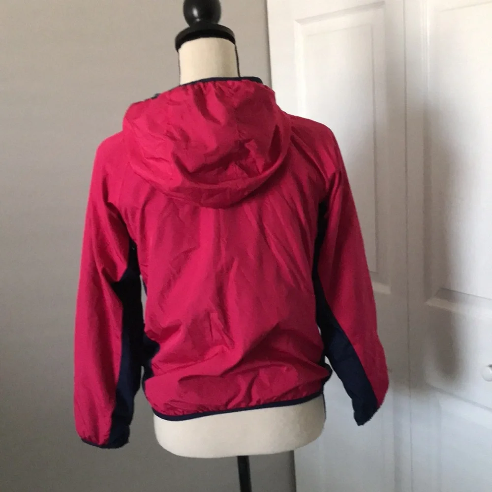 Eddie Bauer Girls' Lightweight Reversible Hooded Fleece Jacket | M 10-12